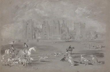 A Meet in the Grounds of Raby Castle